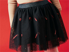 Name It dark sapphire candy cane skirt